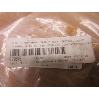 Asea Brown Boveri 78TT800 Dodge Bearing Seal 43568