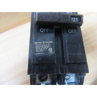 General Electric THMB125CP Circuit Breaker 125A 2 Pole - Used
