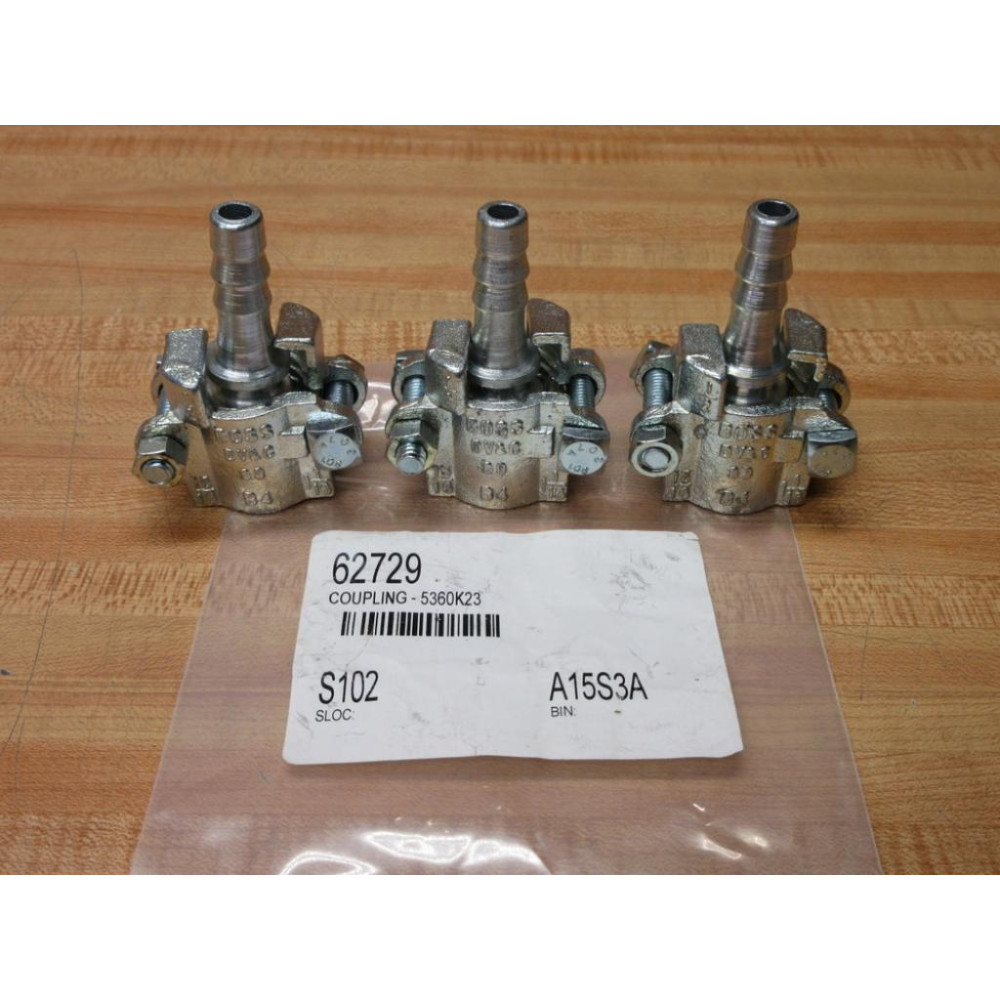 Boss 5360K23 Dixon Hose Coupling Assembly DV&C (Pack of 3)