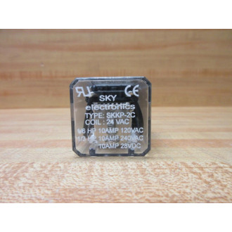 Sky Electronics SKKP-2C Relay SKKP2C SR67S200A4, 24VAC Coil