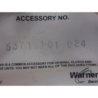 Warner Electric 5371-101-024 Clutch Assy 5371101024