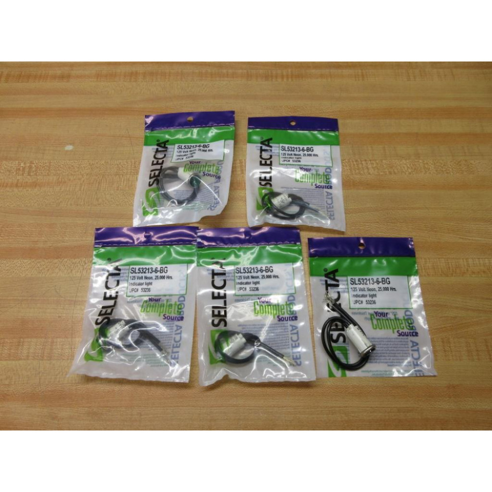 Selecta SL53213-6-BG Indicator Light SL532136BG (Pack of 5)