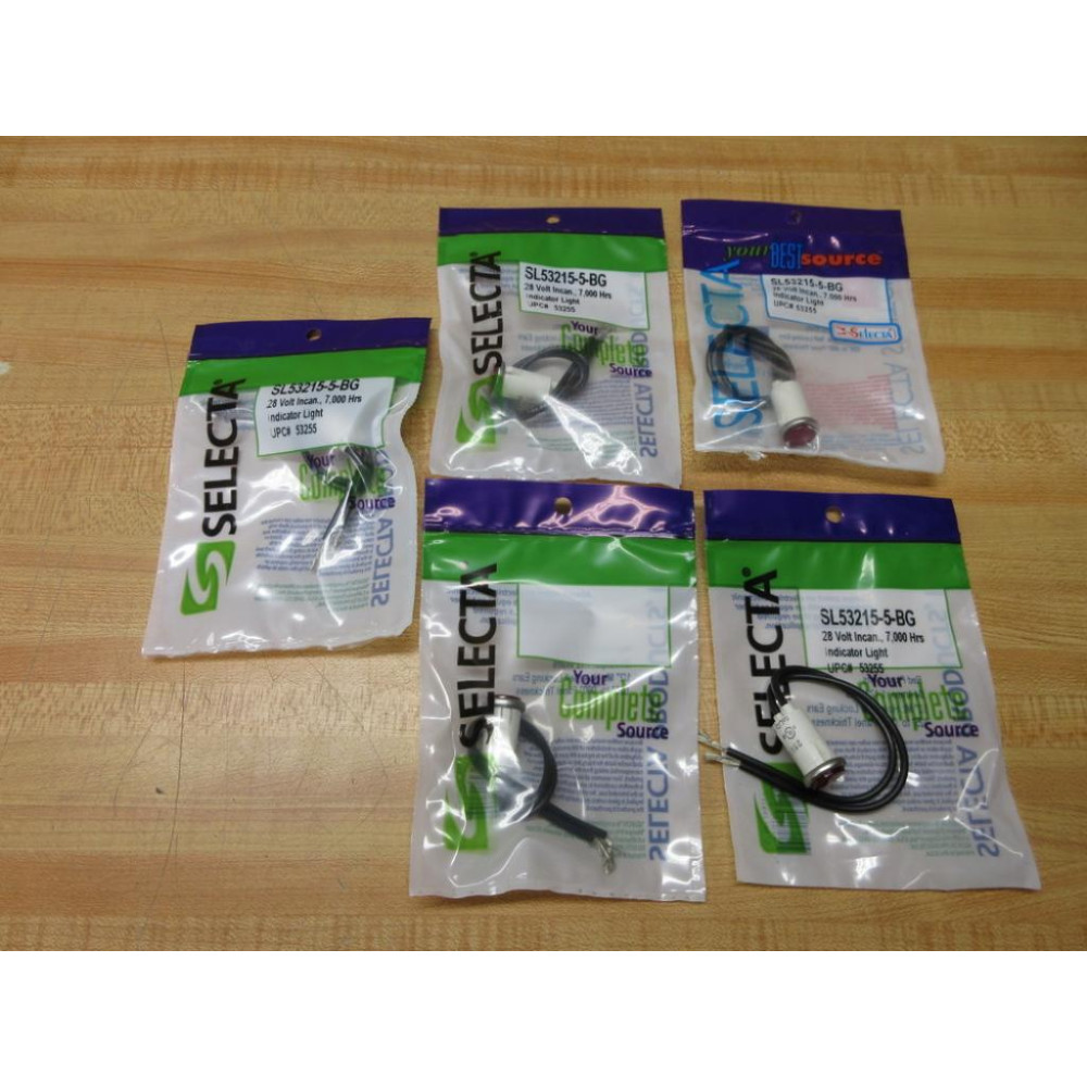 Selecta SL53215-5-BG Indicator Light SL532155BG (Pack of 5)