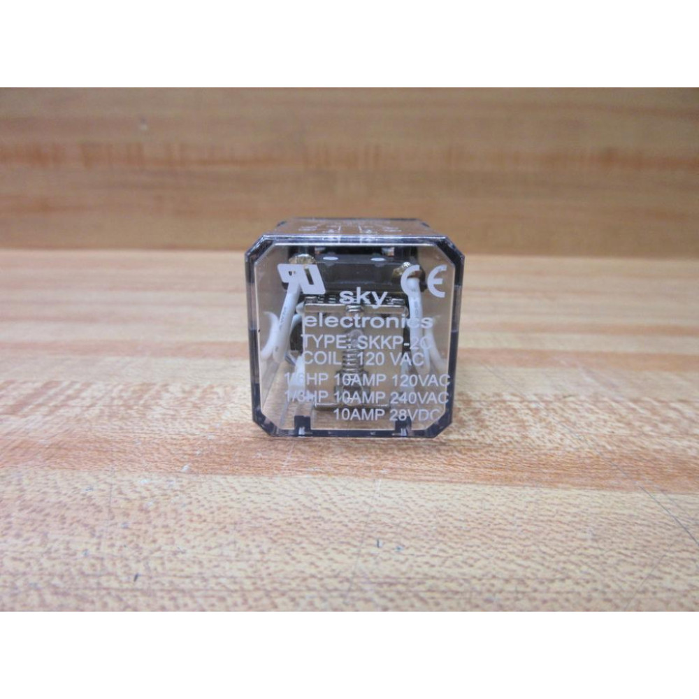 Sky Electronics SKKP-2C Relay SKKP2C SR67S200A7, 120VAC Coil