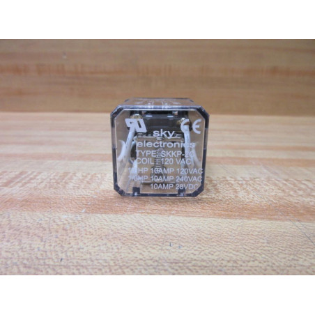 Sky Electronics SKKP-2C Relay SKKP2C SR67S200A7, 120VAC Coil