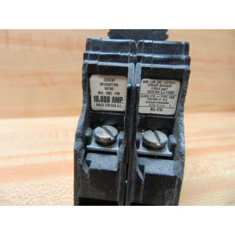 Cutler Hammer CHB220 Circuit Breaker 20A 2 Poles Chipped - Used