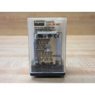 Dayton 5X837O Relay 5X8370 - New No Box