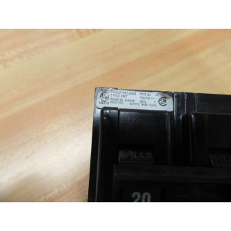 Cutler Hammer BA220 Circuit Breaker  20A 2 Pole - Used