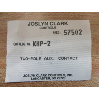 Joslyn Clark KHP-2 Contact Block