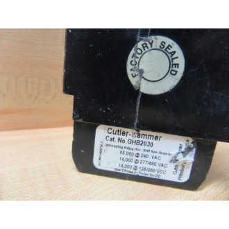 Cutler Hammer GHB2030 Circuit Breaker 30A 2 Pole - Used