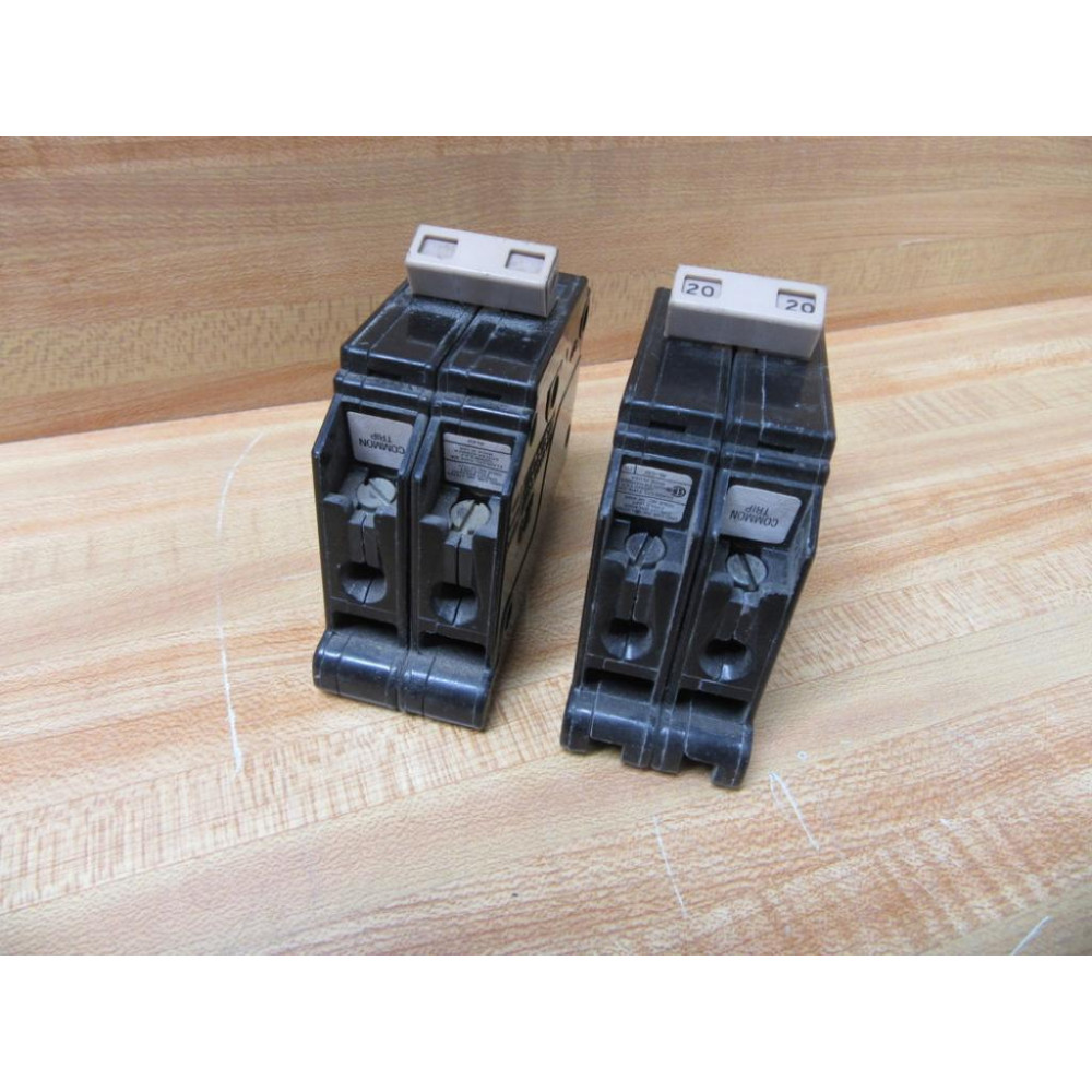 Eaton Cutler-Hammer CH220 20A 2-Pole Circuit Breaker - Used Good Condition