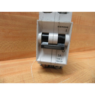 Siemens 5SN1DP 3A Circuit Breaker Type 3 5SN1DP3A - Used