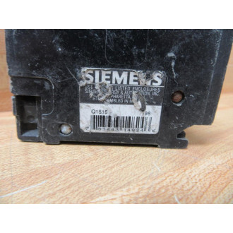 Siemens Q1515 Tandem Circuit Breaker 15A - Used