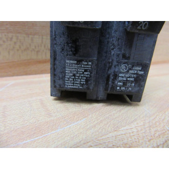 Siemens ITE BQ2B020 Circuit Breaker 20A 2 Poles (Pack of 3) - Used