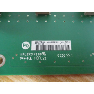 Kalex 75161 Circuit Board 75160 - Used