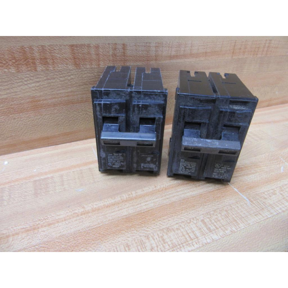 Siemens Q250 Circuit Breaker 50A 2 Pole (Pack of 2) - Used