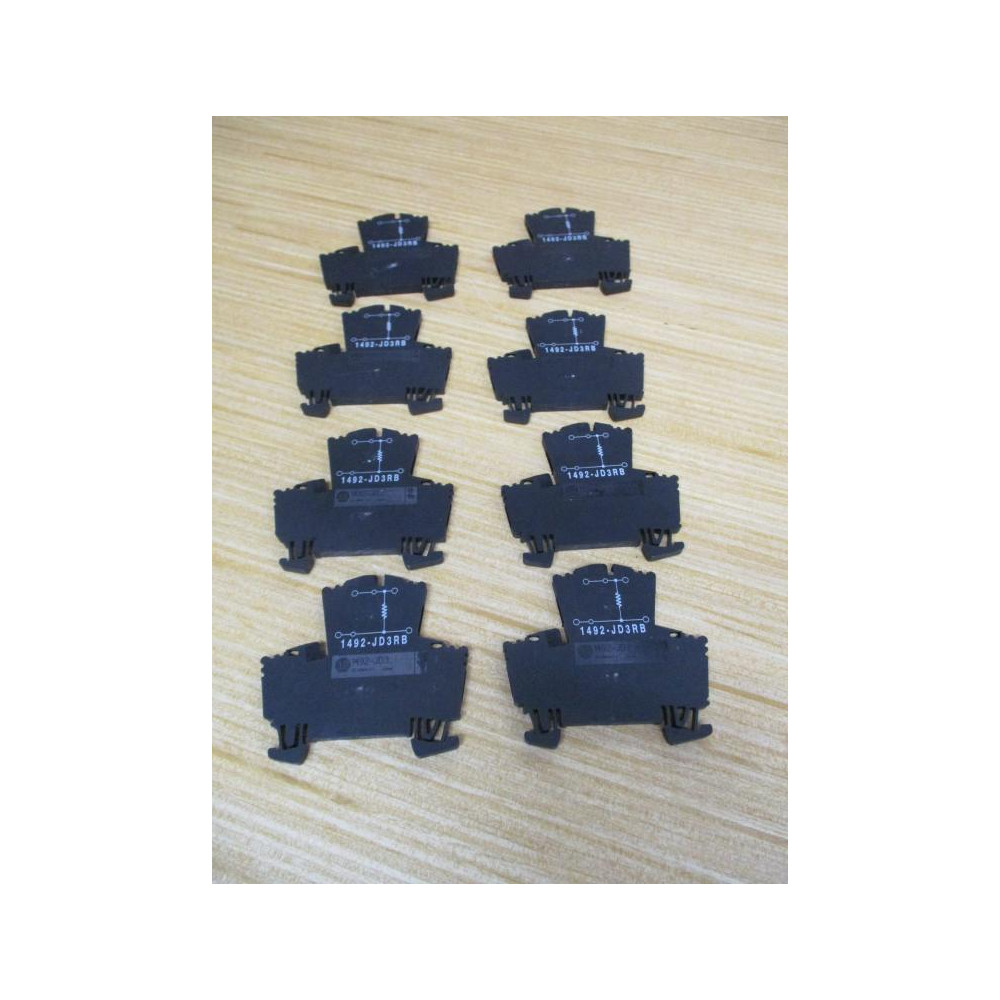Allen Bradley 1492-JD3RB153 Terminal Block 1492-JD3RB (Pack of 8) - New No Box Allen Bradley 1492-JD3RB153 Terminal Block 1492-JD3RB (Pack of 8) - New No Box