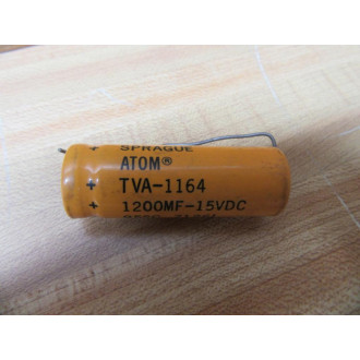 Sprague TVA-1164 Atom Capacitor TVA1164 1200MF 15VDC - New No Box