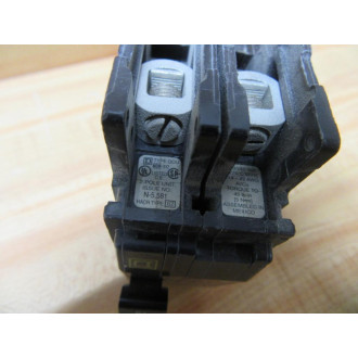 Square D QOU215 Circuit Breaker 15A 2 Pole - Used