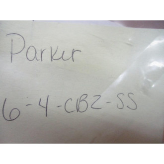 Parker 6-4-CBZ-SS Single Ferrule Compression Elbow 64CBZSS
