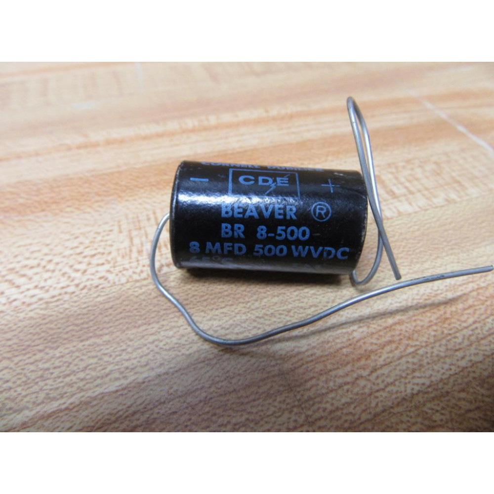 CDE BR 8-500 Capacitor BR8500 8MFD (Pack of 4) - New No Box