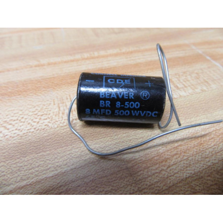 CDE BR 8-500 Capacitor BR8500 8MFD (Pack of 4) - New No Box