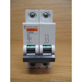 Merlin Gerin 24335 Square D 6AMP Breaker Schneider MG24335 - New No Box