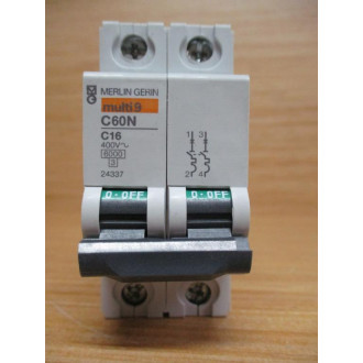Merlin Gerin 24337 Square D 16A Breaker Schneider MG24337 - Used