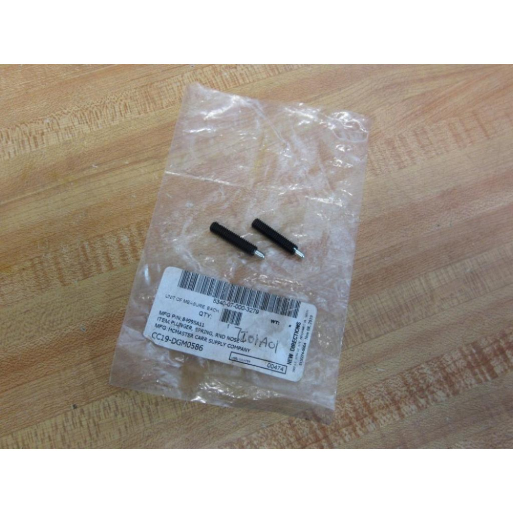 84995A11 Round-Noze Spring Plunger (Pack of 2)