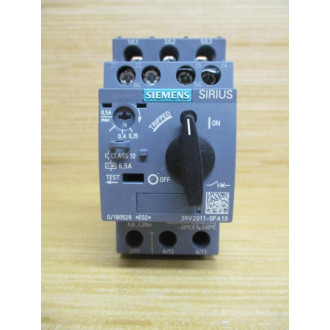 Siemens 3RV2011-0FA10 Sirius Circuit Breaker W 3RV8901-1E - New No Box