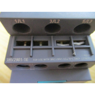 Siemens 3RV2011-0FA10 Sirius Circuit Breaker W 3RV8901-1E - New No Box