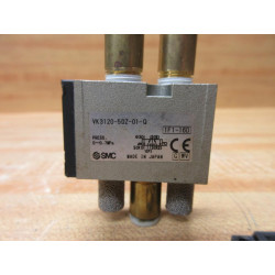 SMC VK3120-5DZ-01-Q Solenoid Valve VK31205DZ01Q - Used