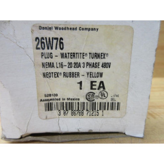 Daniel Woodhead 26W76 Watertite Plug L16-20P