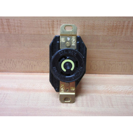 Hubbell HBL 2310 Twist-Lock Receptacle  HBL2310 Round (Pack of 2) - New No Box