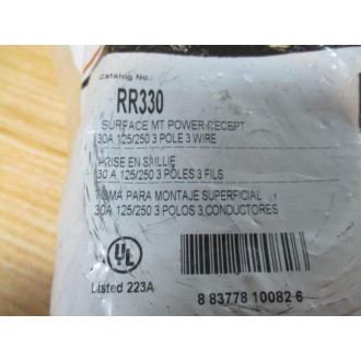 Hubbell RR330 Surface Mount Power Receptacle (Pack of 2)
