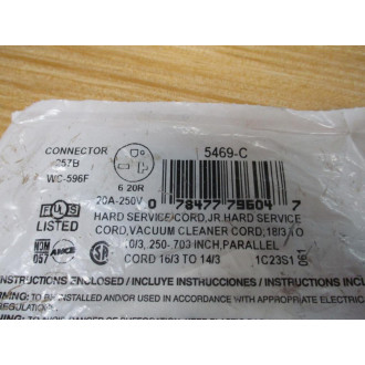 Leviton 5469-C Straight Blade Connector 5469C