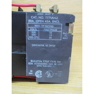 Joslyn Clark T77U042-26 TM Contactor T77U04226 Chipped Corner