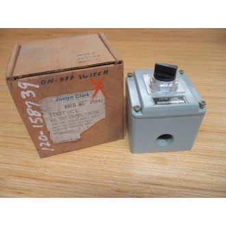 Joslyn Clark 100T-C1 BUL. 100T Control Station 100TC1 WSwitch & 100T-CB10