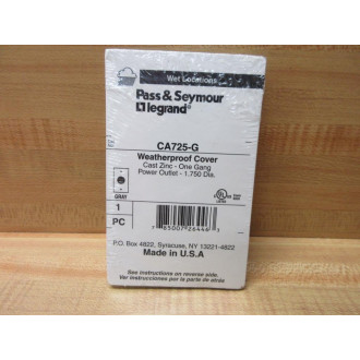 Pass & Seymour CA725-G Legrand Weatherproof Cover CA725G