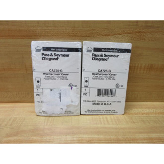 Pass & Seymour CA725-G Legrand Weatherproof Cover CA725G