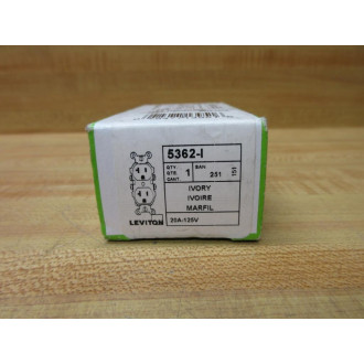 Leviton 5362-I Ivory Duplex Receptacle 5362I