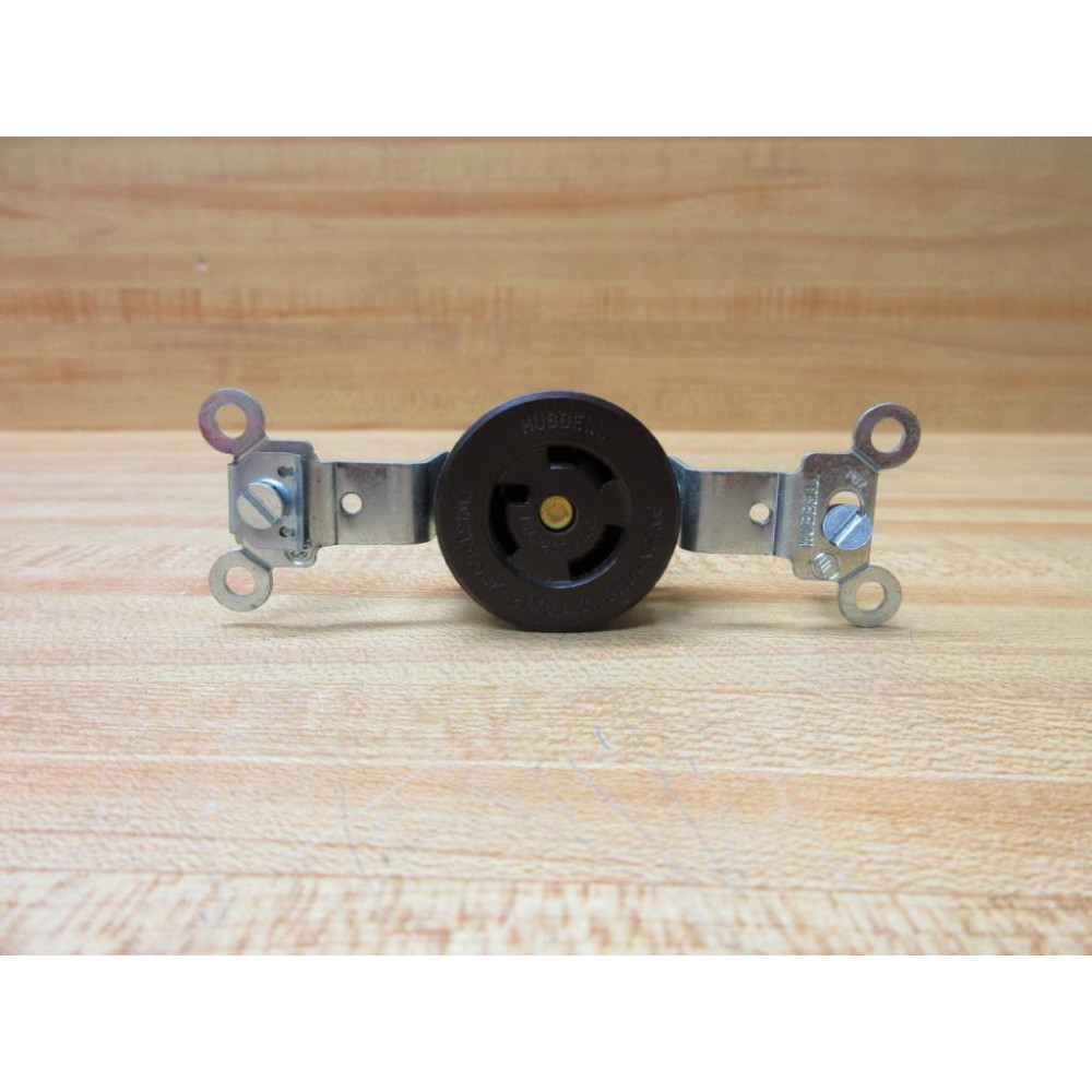 Hubbell HBL4760 Twist-Lock Single Receptacle - New No Box