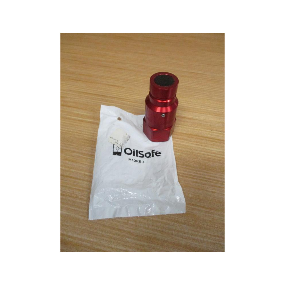 OilSafe M12RED Color Coded Quick Disconnect