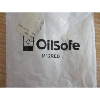 OilSafe M12RED Color Coded Quick Disconnect
