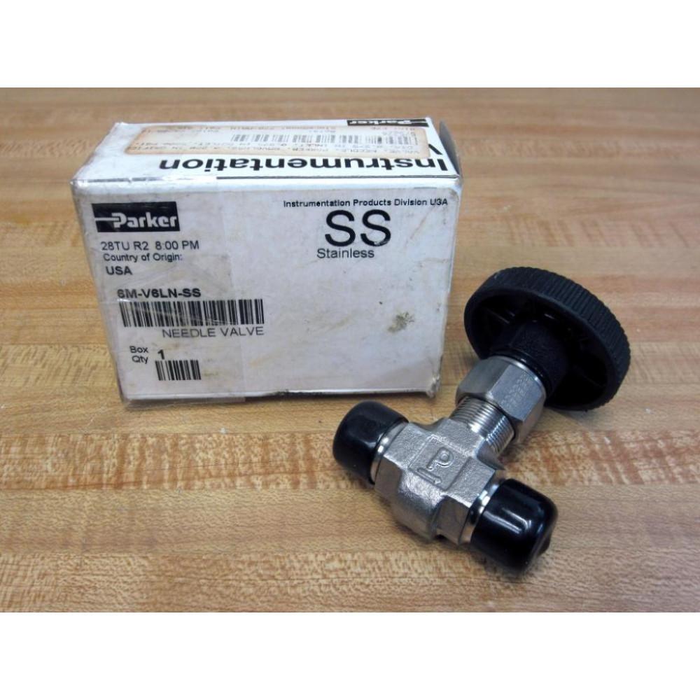 Parker 6M-V6LN-SS Needle Valve 6MV6LNSS Parker 6M-V6LN-SS Needle Valve 6MV6LNSS