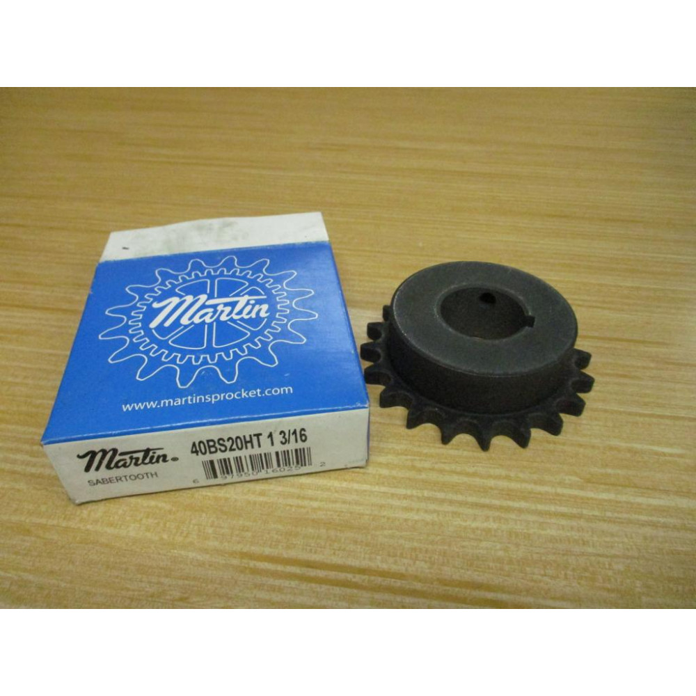 Martin 40BS20HT 1 316 Sabertooth Sprocket 40BS20HT1316 Martin 40BS20HT 1 316 Sabertooth Sprocket 40BS20HT1316