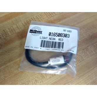 McQuay 016508303 Red Neon Light 165083B-03