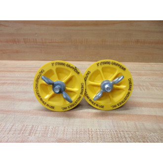 Cherne Industries 1VNF6 3" Gripper 270237 (Pack of 2) - New No Box