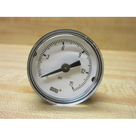 Wika 111.10 1.5" Pressure Gauge 1111015 Range: 0-15 PSI