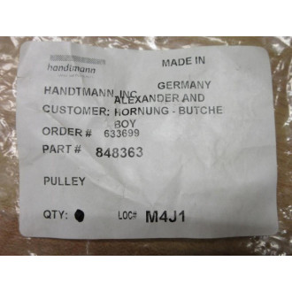 Handtmann 848363 Pulley (Pack of 4)